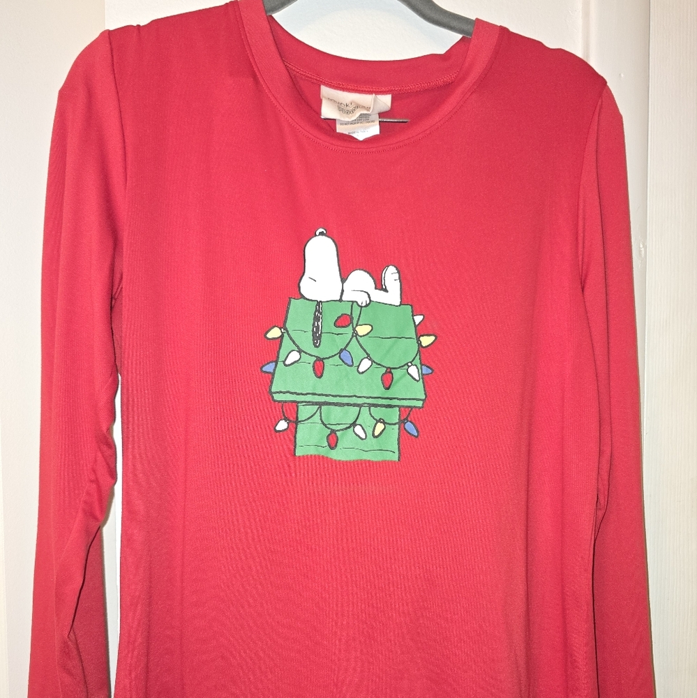 Munki Munki Red Snoopy Pajama Top